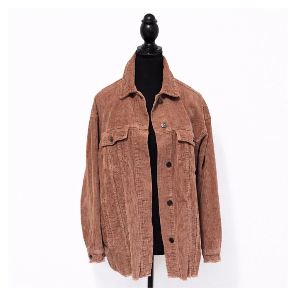 Zara Corduroy Shacket - M